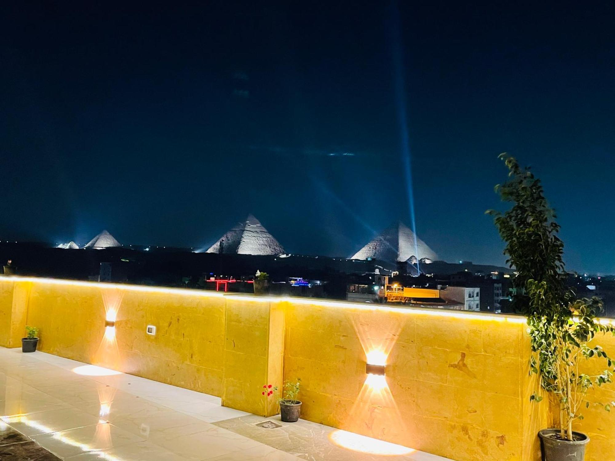 Golden Mask Pyramids Inn Kafret el-Gabal Zewnętrze zdjęcie