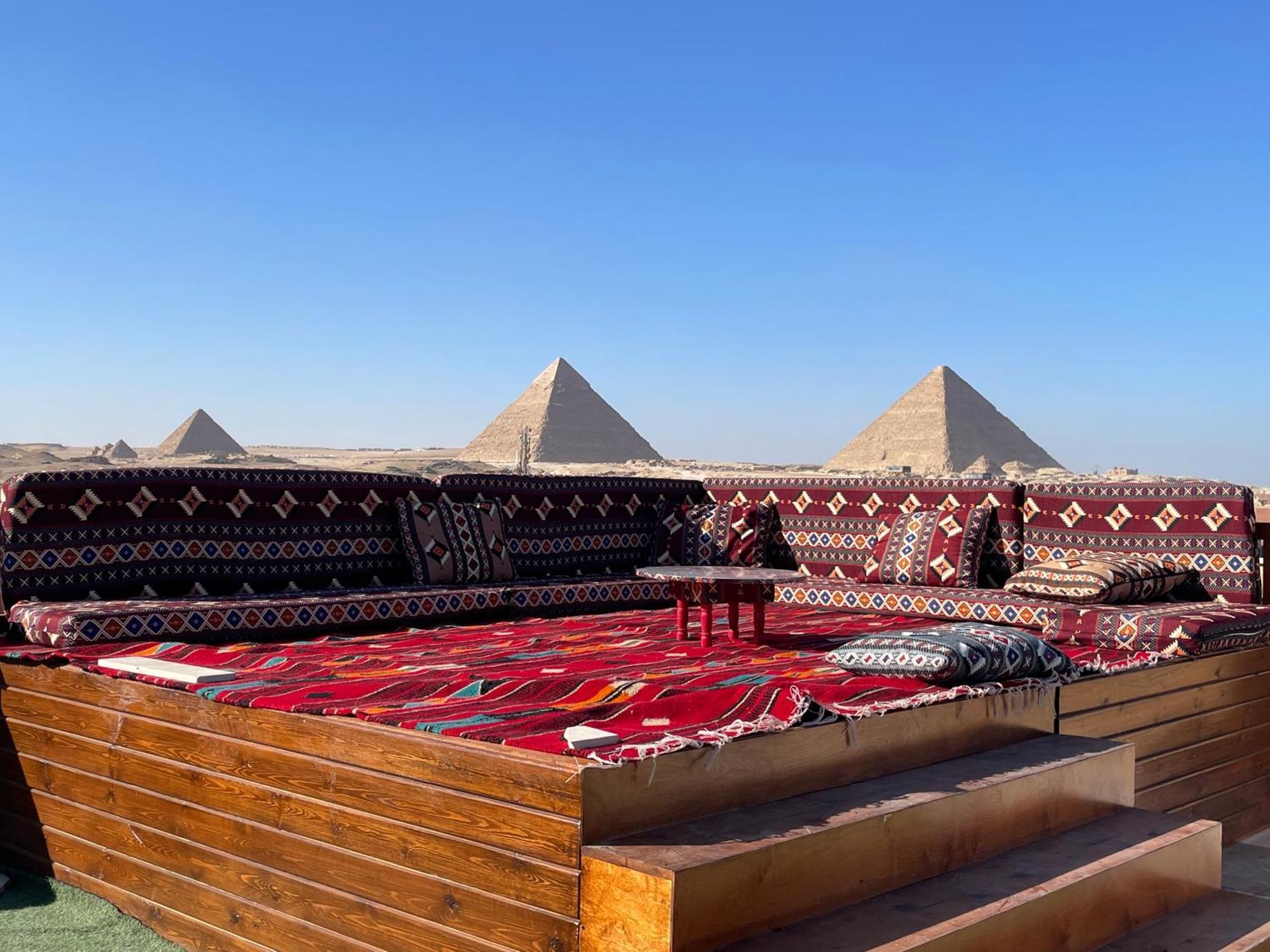 Golden Mask Pyramids Inn Kafret el-Gabal Zewnętrze zdjęcie